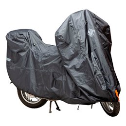 WATERPROOF SCOOTER COVER FOR SCOOTER WITH WINDSHIELD AND TUCANO URBANO TOP CASE    