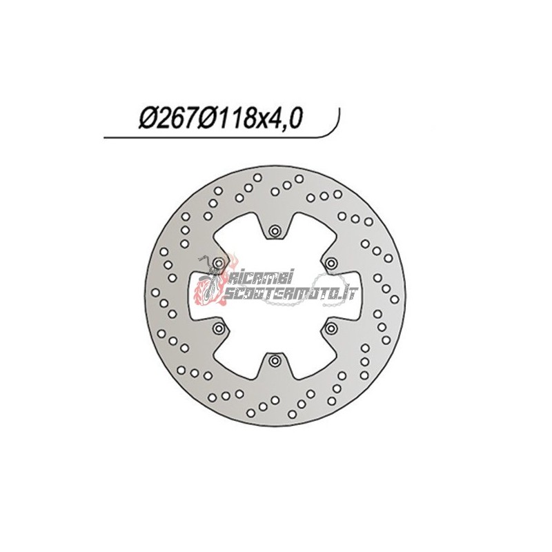 DISQUE DE FREIN AVANT YAMAHA TT E 600 1994-2001