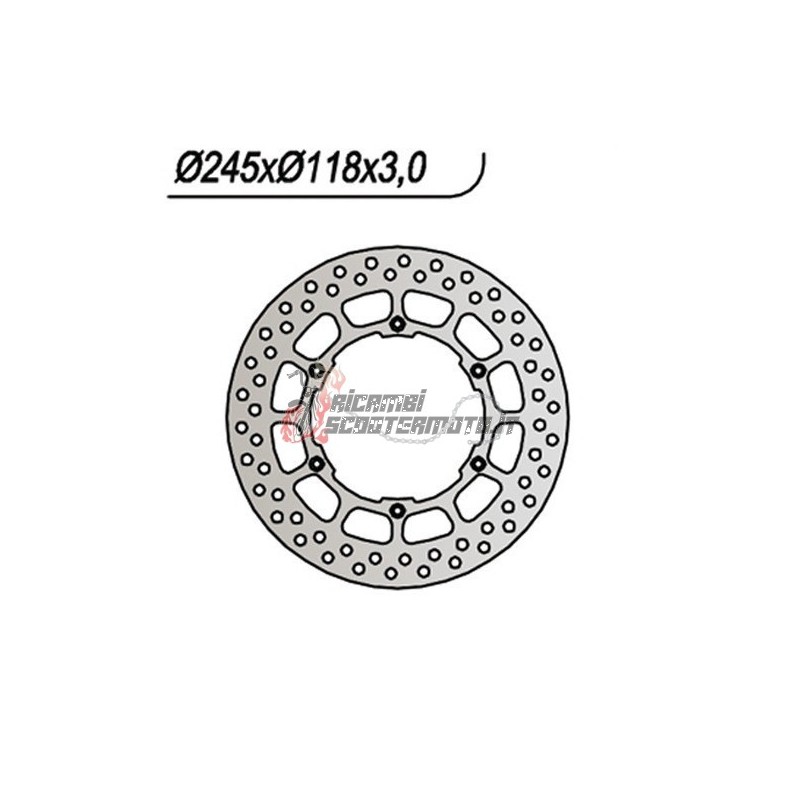 DISQUE DE FREIN AVANT YAMAHA WR R 2T 250 1995-1996
