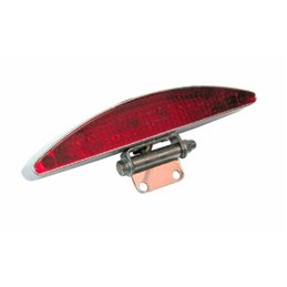 TWICE LED REAR LIGHT - CHROME BCR    