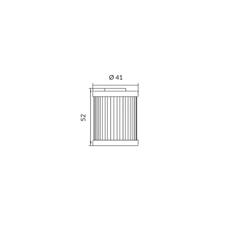 Filtro de aceite Hokio BETAMOTOR RR 250 4T Enduro 250 2005-2007