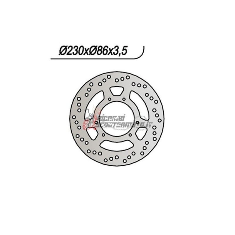 FRONT BRAKE DISC YAMAHA DT R 125 1989-1992