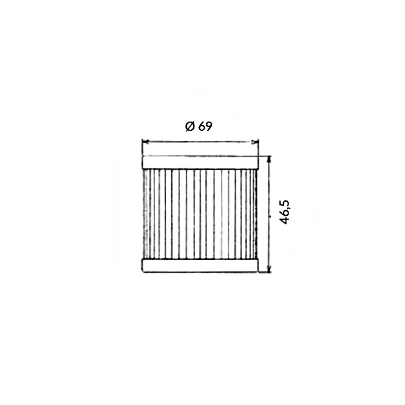 FILTRO OLIO HONDA CB 250 N EURO 250 1978-1981