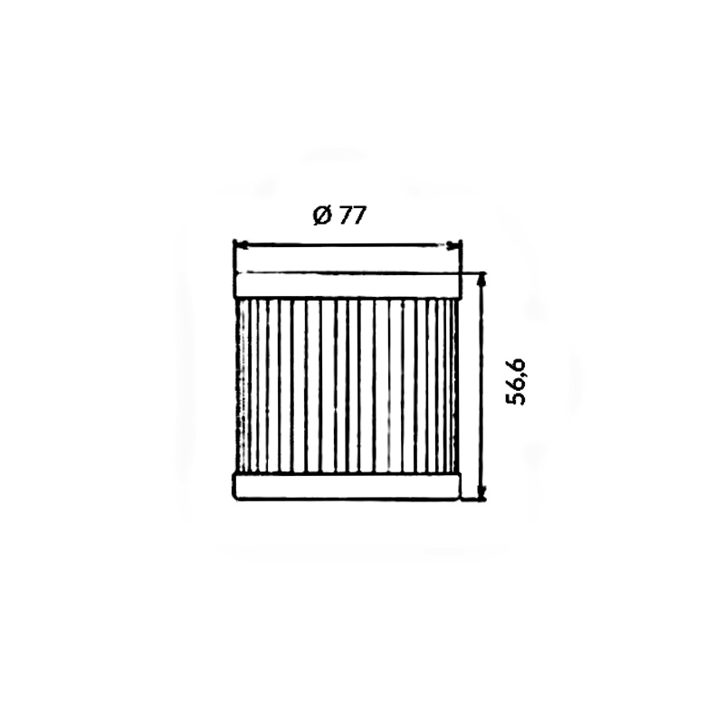 Filtro de aceite Hokio KAWASAKI EL 250 1996-2003