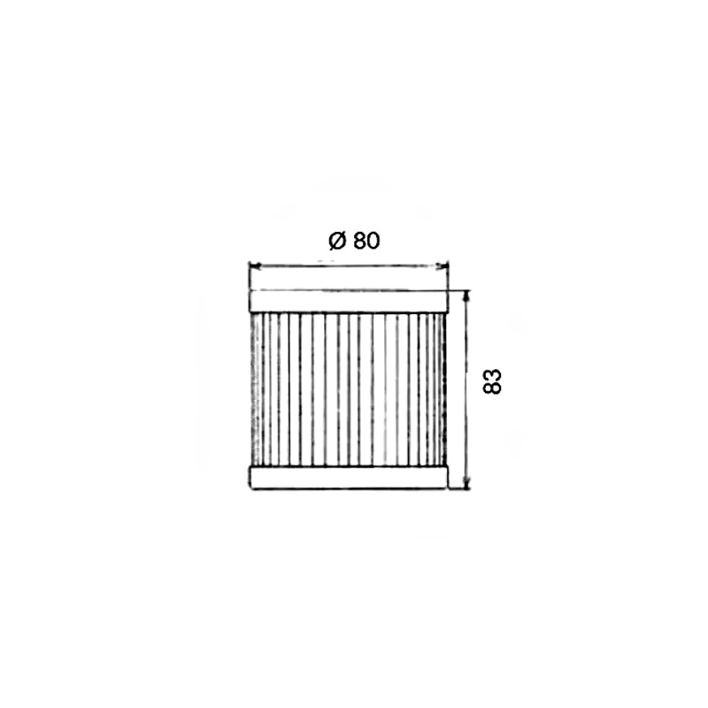 Filtro de aceite Hokio KAWASAKI Z750 750 1976-1982