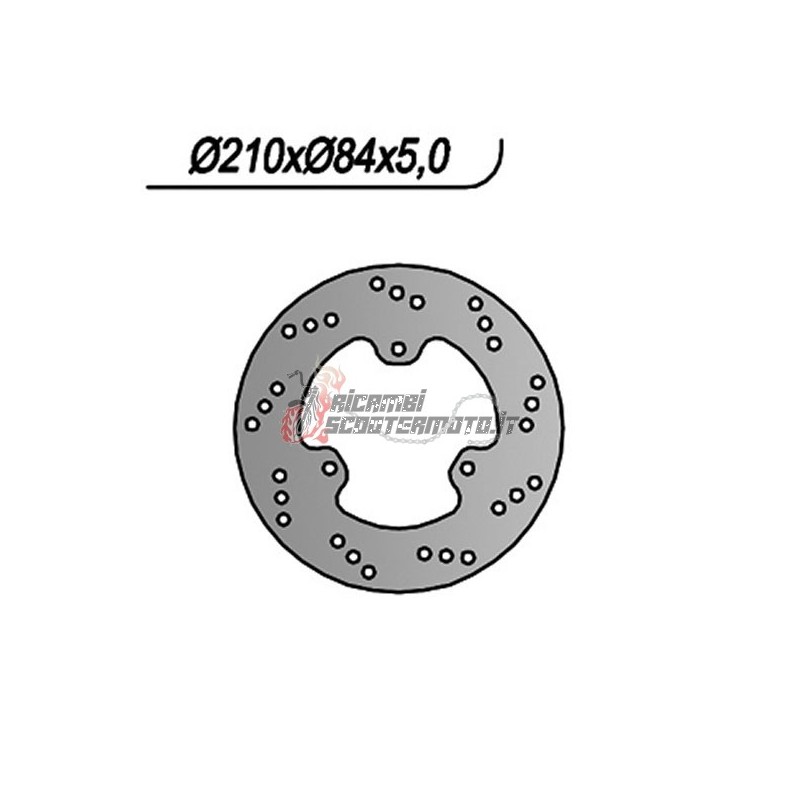 REAR BRAKE DISC YAMAHA TZR R 125 1990-1992