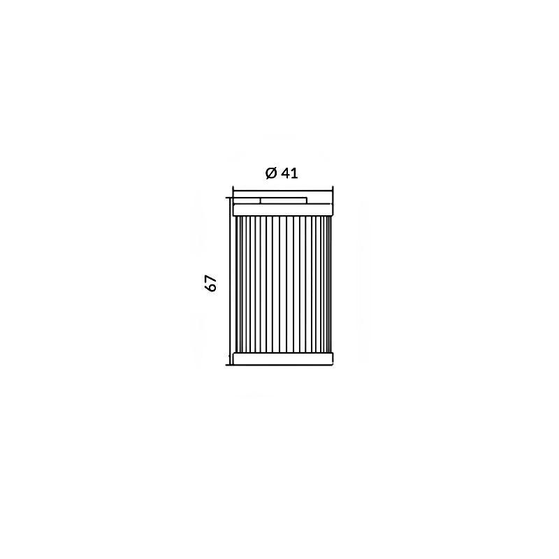 Filtro de aceite Hokio KTM EXC 250 F 4T 250 2007-2013