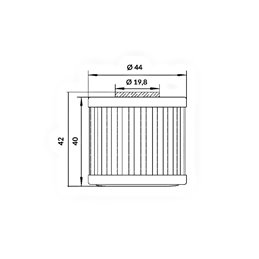 HOKIO OIL FILTER KYMCO DOWNTOWN E4 125 2016
