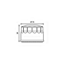 UFI OIL FILTER MOTO GUZZI CALIFORNIA II 1000 1981-1987