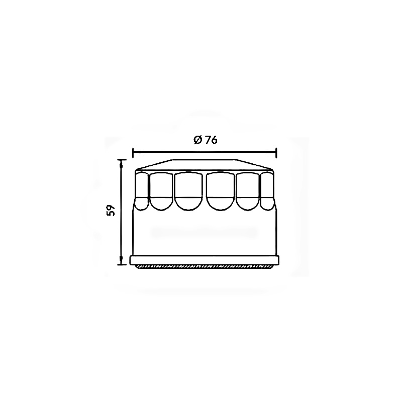 UFI OIL FILTER MOTO GUZZI CALIFORNIA II 1000 1981-1987