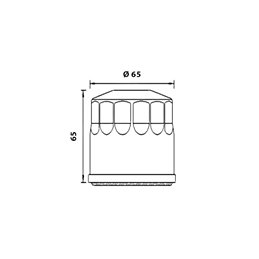 HOKIO-ÖLFILTER PEUGEOT Metropolis 400 ie 400 2013-2017