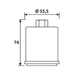 HOKIO OIL FILTER PIAGGIO BEVERLY 250 2005-2007
