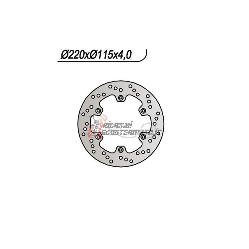 HINTERE BREMSSCHEIBE YAMAHA DT R 125 1989-1992