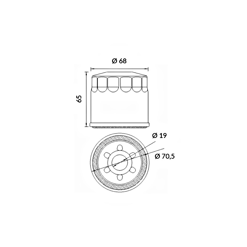 HOKIO-ÖLFILTER SUZUKI DL1000 V-STROM 1000 2002-2016