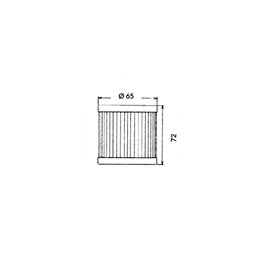 FILTRE À HUILE HOKIO SUZUKI GS 500 2001-2006