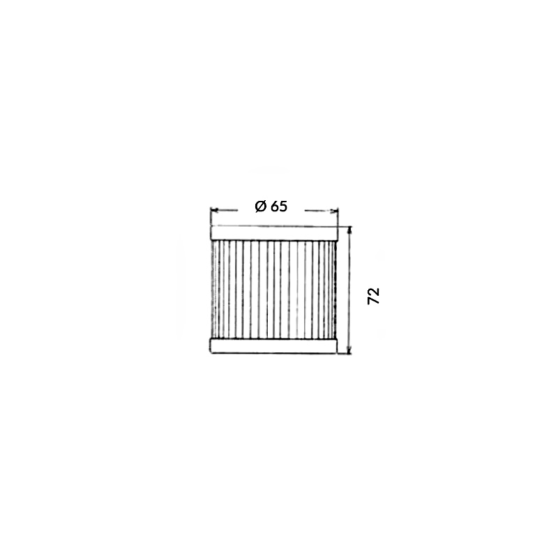 FILTRE À HUILE HOKIO SUZUKI GS 500 2001-2006