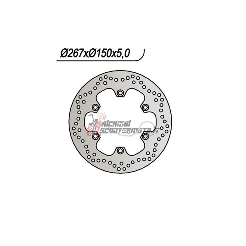 REAR BRAKE DISC YAMAHA XP T-MAX 500 2001-2003 REAR BRAKE DISC YAMAHA XP T-MAX 500 2001-2003