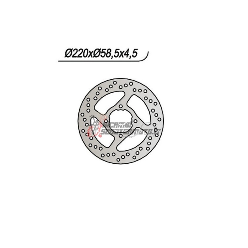 HINTERE BREMSSCHEIBE YAMAHA YFS BLASTER 200 1989-2006