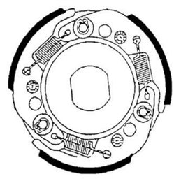 BRENTA CLUTCH IMPELLER 107MM BRENTA MOTO SUZUKI AH50 ADDRESS 50 1992-1995