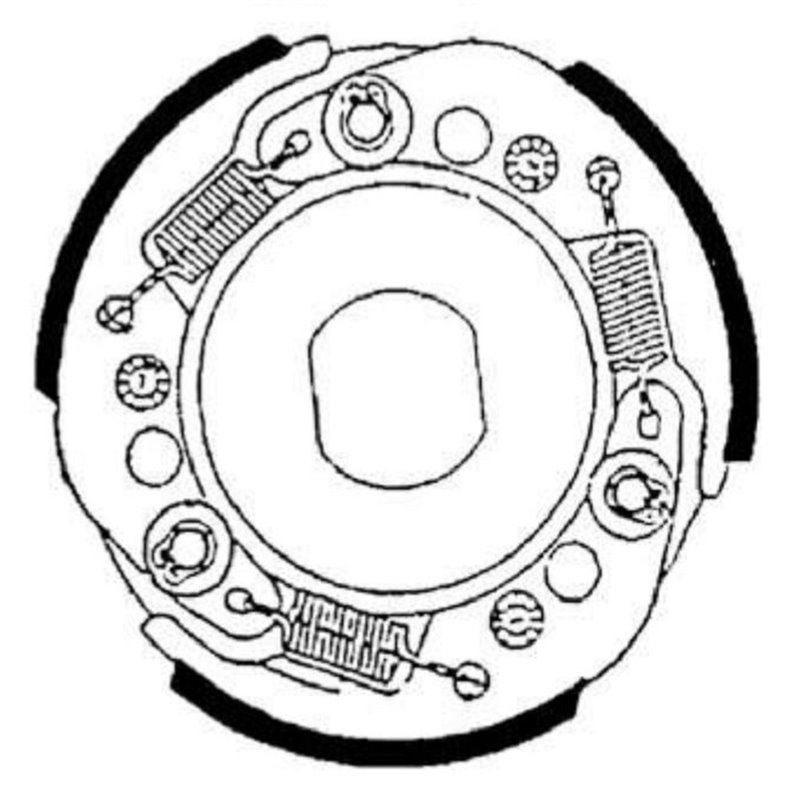BRENTA CLUTCH IMPELLER 107MM BRENTA MOTO SUZUKI AH50 ADDRESS 50 1992-1995