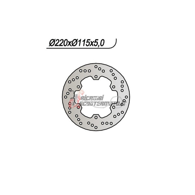 HINTERE BREMSSCHEIBE YAMAHA YZF-R6 600 1999-2002