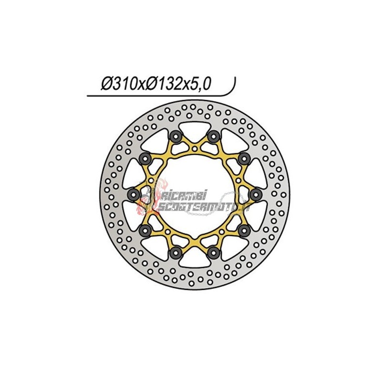 VORDERE BREMSSCHEIBE YAMAHA YZF R6 S 600 2006-2006 VORDERE BREMSSCHEIBE YAMAHA YZF R6 S 600 2006-2006