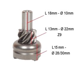 STARTER ENGAGEMENT WITH BCR GEAR DERBI ATLANTIS O2 50 2002
