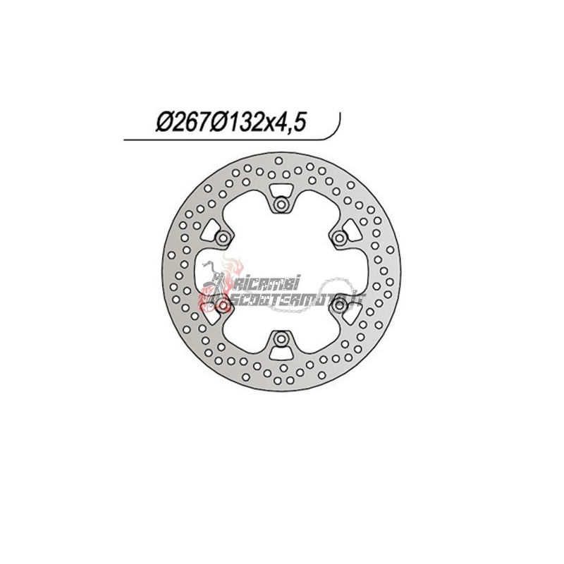 REAR BRAKE DISC YAMAHA XP T-MAX 500 2001-2003 REAR BRAKE DISC YAMAHA XP T-MAX 500 2001-2003