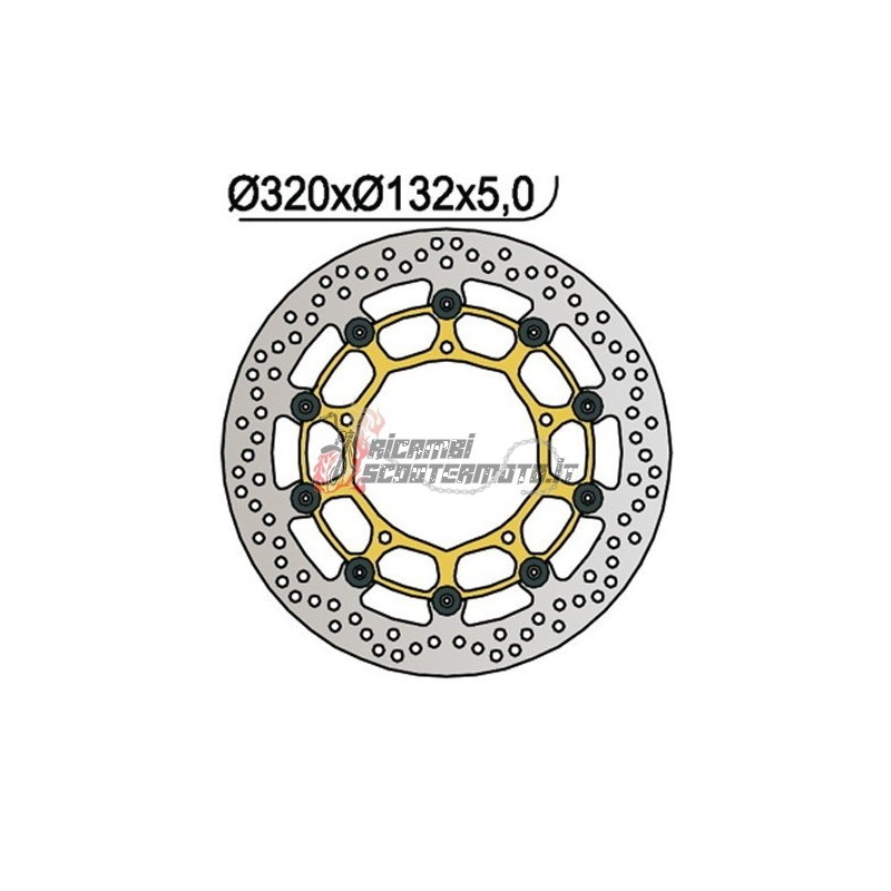 DISQUE DE FREIN AVANT YAMAHA YZF-R6 600 2017-2020