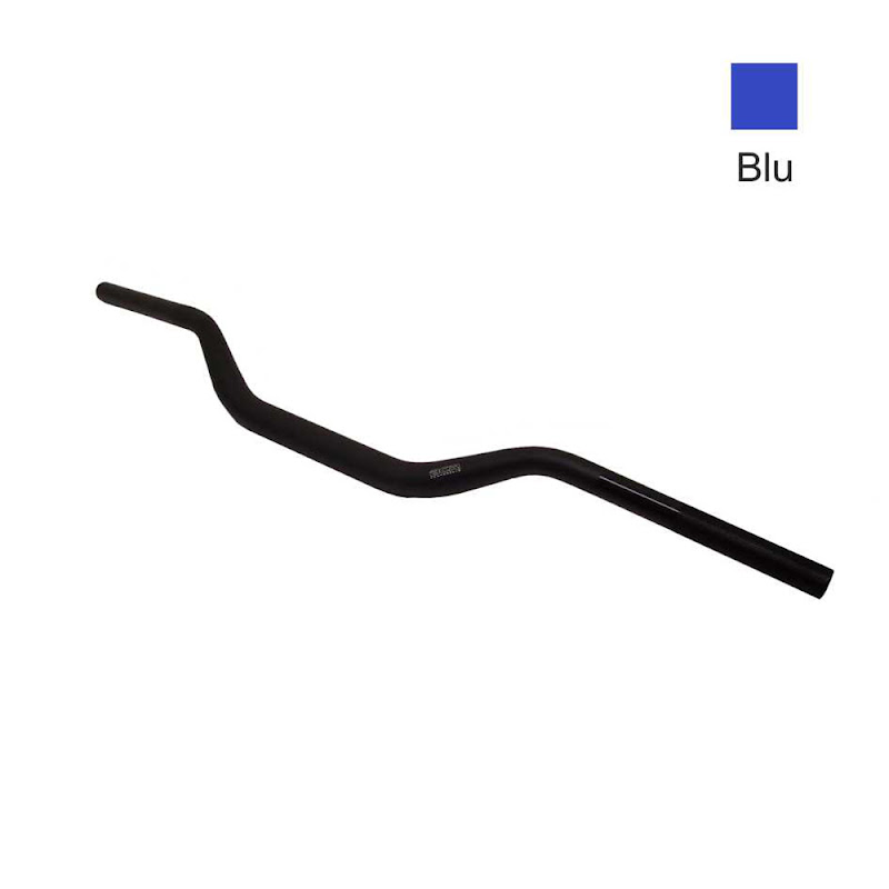 CROSS OVERSIZE HANDLEBAR - BLUE COLOR - WITH 28-6MM DIAMETER AND 70MM RISING BCR CROSS OVERSIZE HANDLEBAR - BLUE COLOR - WITH 28-6MM DIAMETER AND 70MM RISING BCR
