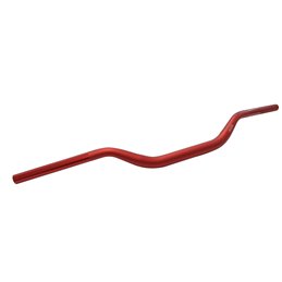 GUIDON CROSS OVERSIZE - COULEUR ROUGE - AVEC DIAMÈTRE 28-6 MM ET BCR ÉLEVÉ DE 60 MM    