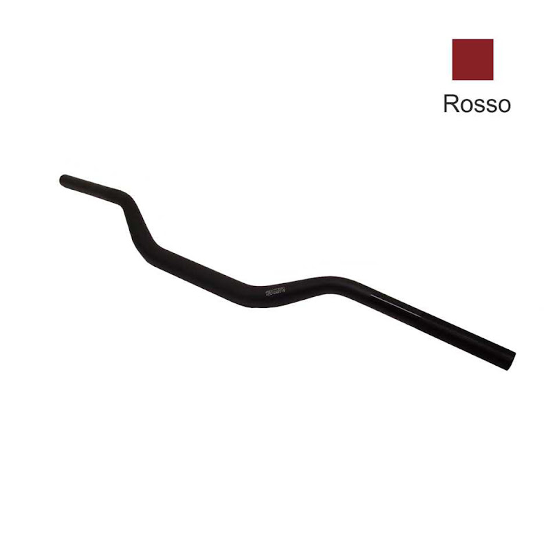 CROSS OVERSIZE HANDLEBAR - RED COLOR - WITH 28-6MM DIAMETER AND 70MM RISING BCR CROSS OVERSIZE HANDLEBAR - RED COLOR - WITH 28-6MM DIAMETER AND 70MM RISING BCR