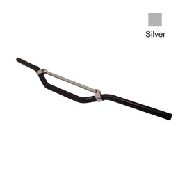 CROSS HANDLEBAR - SILVER COLOR - WITH 22-2MM DIAMETER - 71-6MM RISING AND BCR CROSSBEAM    