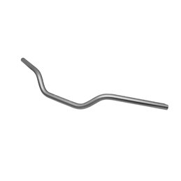 STREET HANDLEBAR - SILVER COLOR - WITH 22-2MM DIAMETER AND 85MM RISING BCR    