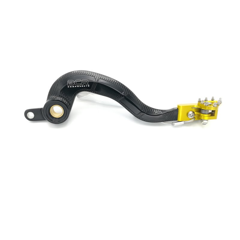 BRAKE PEDAL BLACK - YELLOW BCR SUZUKI RM-Z250 250 2007-2014
