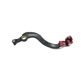 BRAKE PEDAL BLACK - RED BCR HONDA CRF 250 R 250 2010-2016