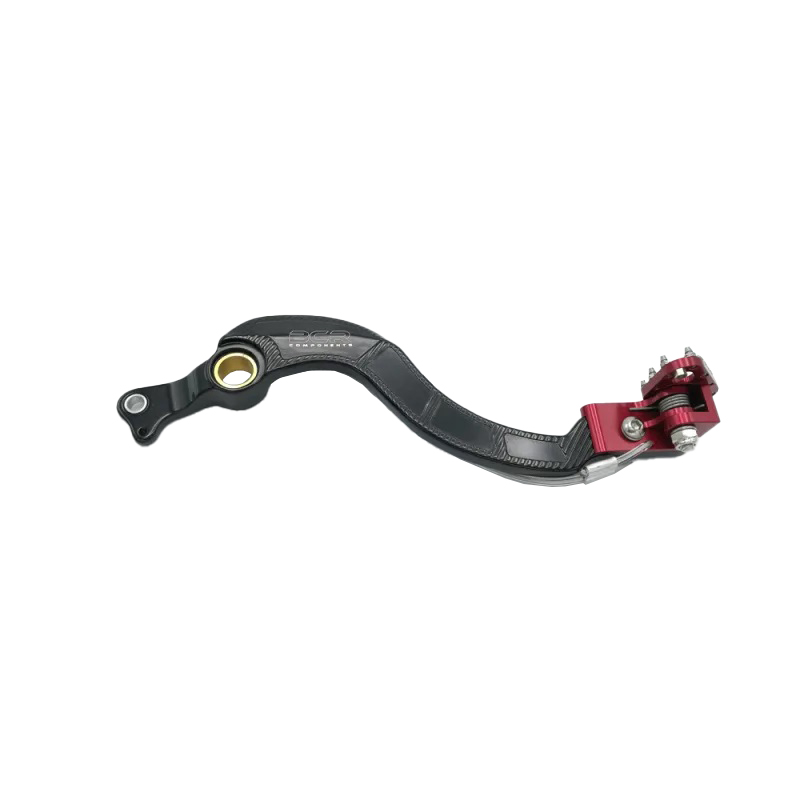 BRAKE PEDAL BLACK - RED BCR HONDA CRF 250 R 250 2010-2016