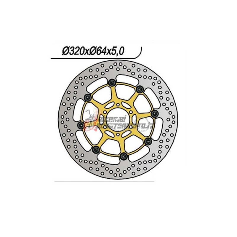DISQUE DE FREIN AVANT APRILIA MX SM (11K) 125 2004-2006