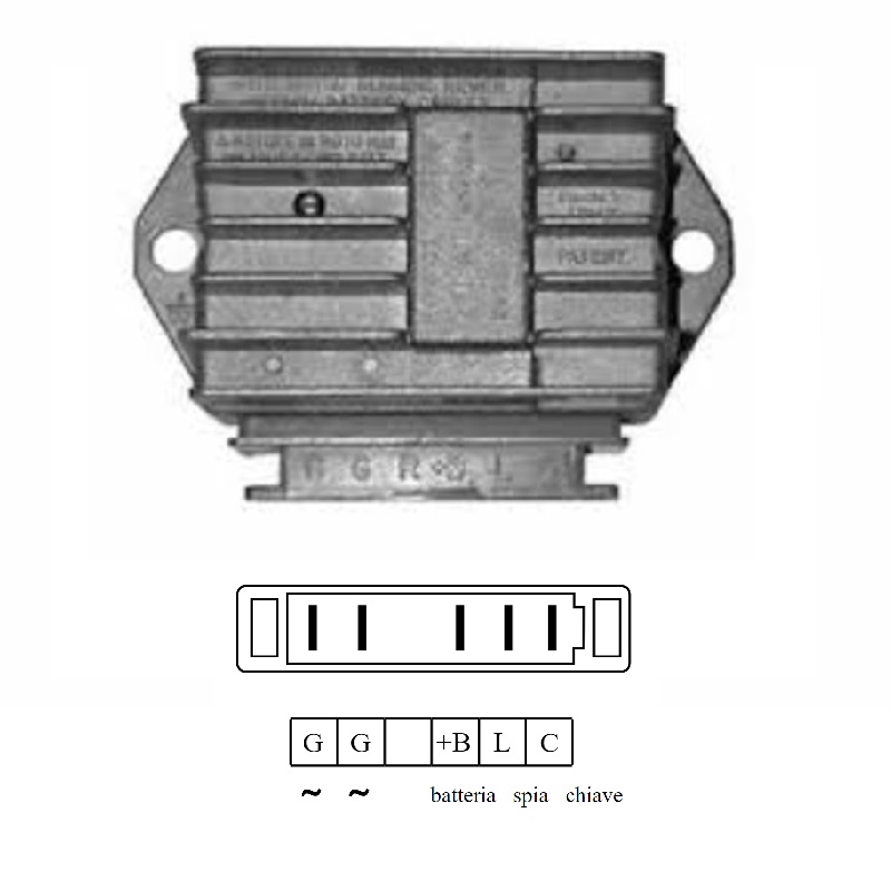 DUCATI ENERGIA VOLTAGE REGULATOR PIAGGIO APE 50 2009-2017 DUCATI ENERGIA VOLTAGE REGULATOR PIAGGIO APE 50 2009-2017