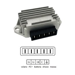 RÉGULATEUR DE TENSION BCR PIAGGIO APE TM P 50 1985-1989