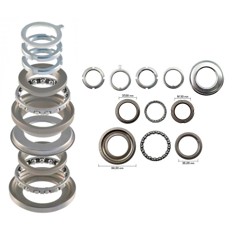 BLAST COMPLETE STEERING BEARING SET APRILIA SCARABEO LIGHT 250 2006-2008