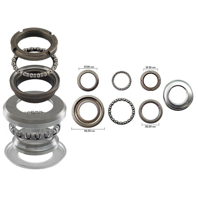 BLAST KOMPLETTES LENKLAGER-SET APRILIA SPORT CITY ONE 2T 50 2008-2011