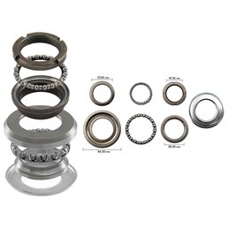 SERIE CUSCINETTI STERZO COMPLETA GILERA RUNNER PUREJET 50 2005-2011