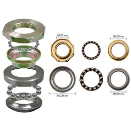 BLAST COMPLETE STEERING BEARING SET KYMCO B&W 50 2002