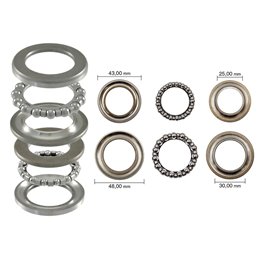 BLAST KOMPLETTES LENKLAGER-SET PEUGEOT Kisbee 50 2T 50 2014-2017