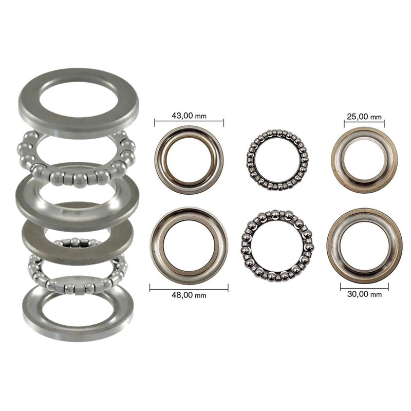 SERIE CUSCINETTI STERZO COMPLETA PEUGEOT KISBEE 50 2T 50 2014-2017