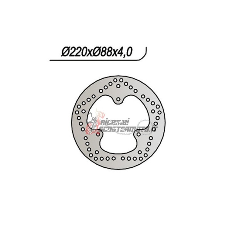 FRONT BRAKE DISC YAMAHA YH WHY 50 1998-2002 FRONT BRAKE DISC YAMAHA YH WHY 50 1998-2002