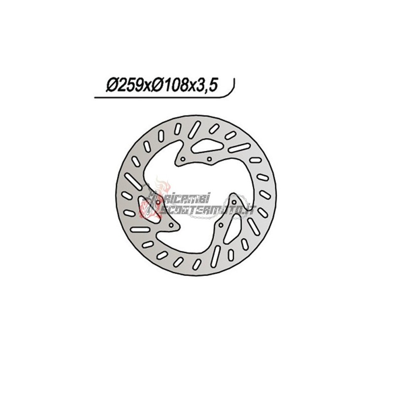 VORDERE BREMSSCHEIBE YAMAHA DT R SM 50 2003-2005 VORDERE BREMSSCHEIBE YAMAHA DT R SM 50 2003-2005