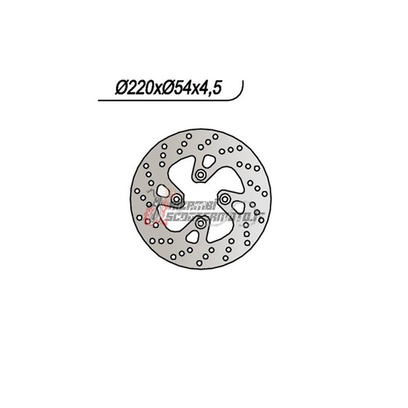 FRONT BRAKE DISC YAMAHA XN TEO'S 125 2000-2002