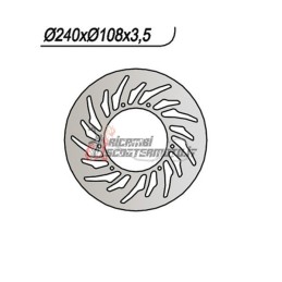 FRONT BRAKE DISC YAMAHA DT R 50 2003-2005